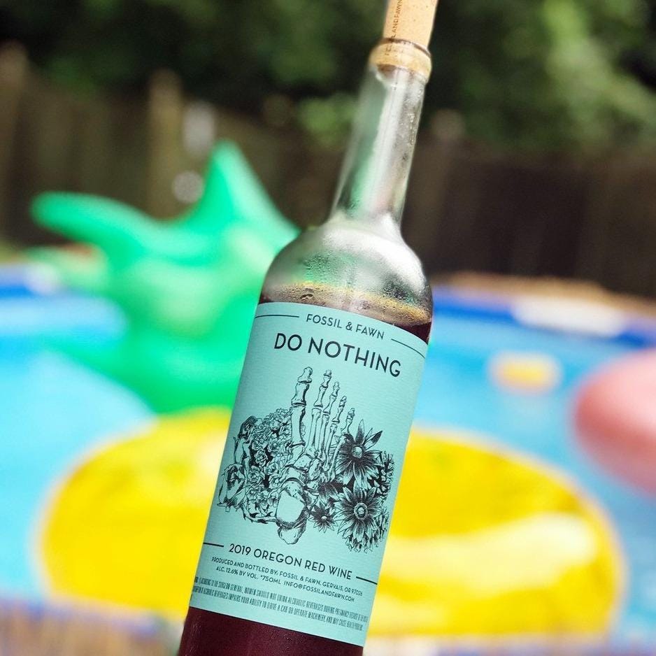 2021 Fossil & Fawn " Do Nothing " Red, Oregon – 3 Parks Wine Shop