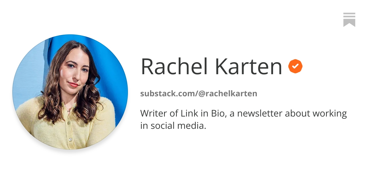 Rachel Karten | Substack