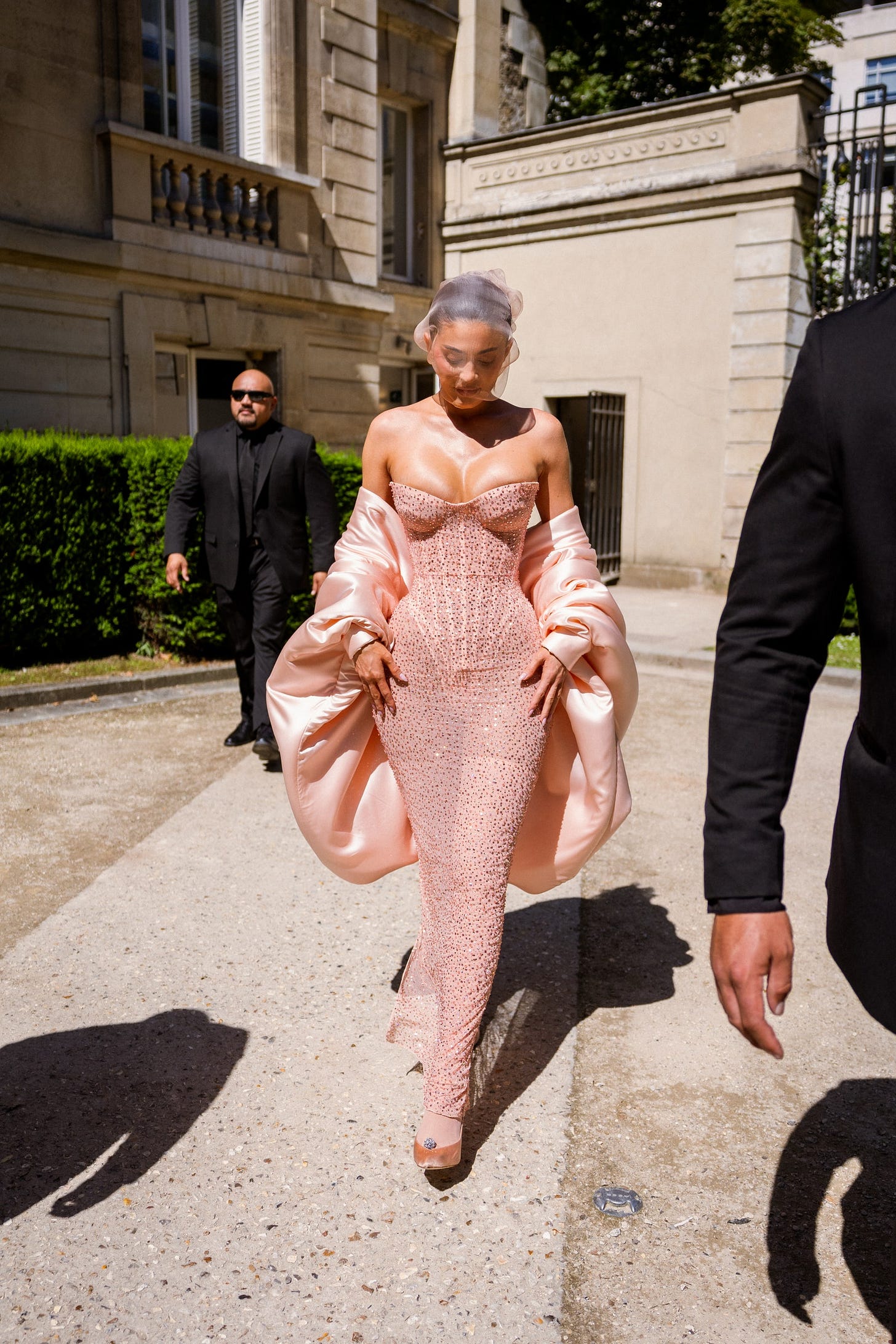 Kylie Jenner creates a sensation at the Schiaparelli fashion show in a  sheer dress | Vogue France