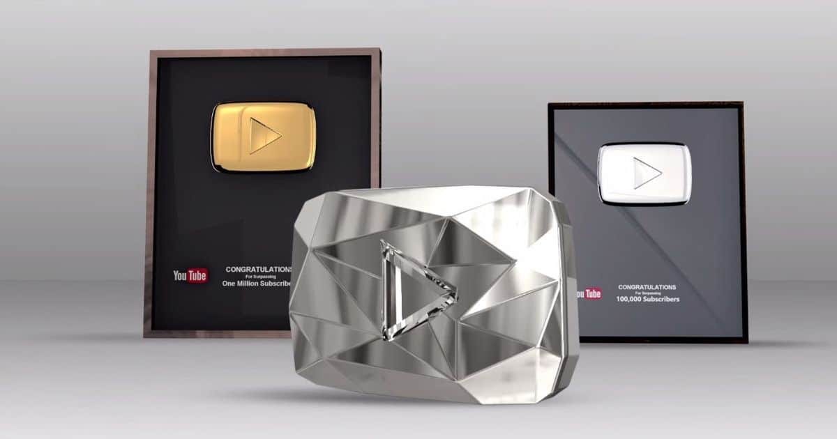 Como ganhar as placas do YouTube?