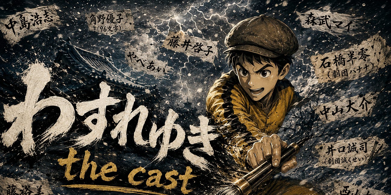 わすれゆきキャスト紹介総集編