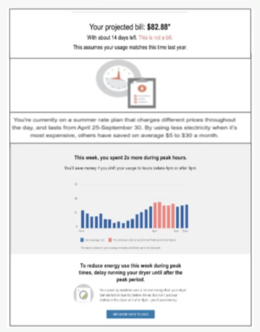 Opower's first email draft