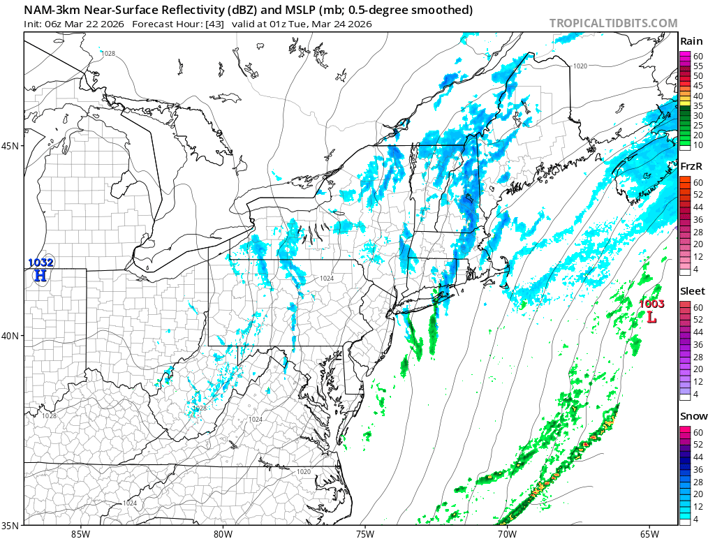 Snow and Rain Continues Today Before Unsettled Monday