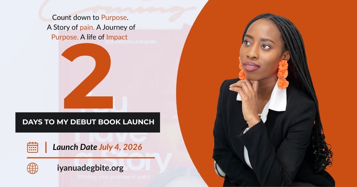 2 Days to My Debut Book Launch: What This Journey Has Taught Me