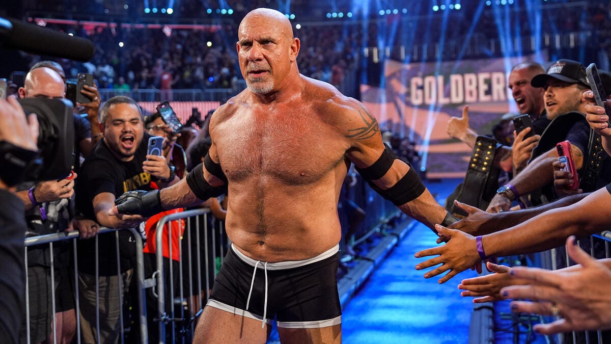 Bill Goldberg reflects on his match against Hollywood Hogan