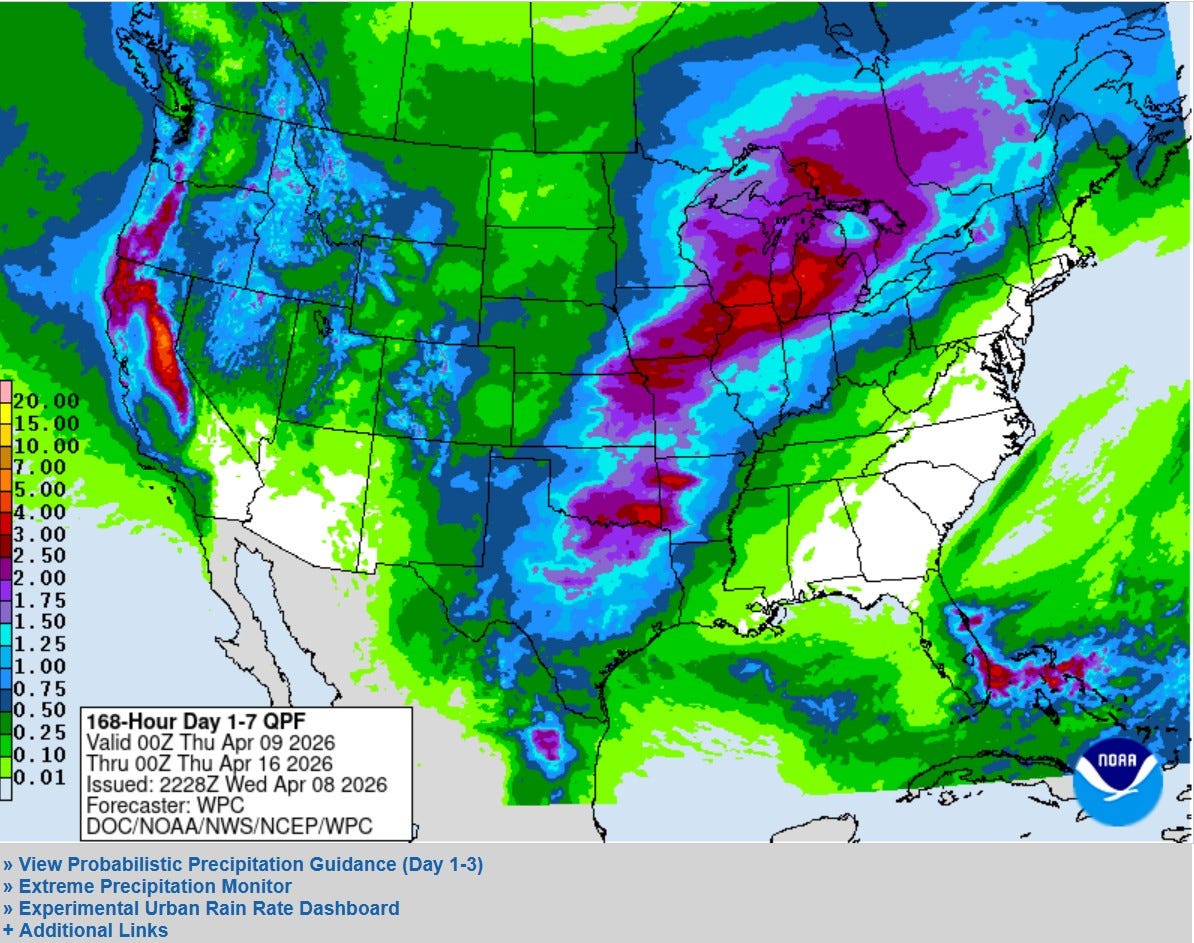 Heavy Rain Possible Next Week - Bill Steffen - Weather