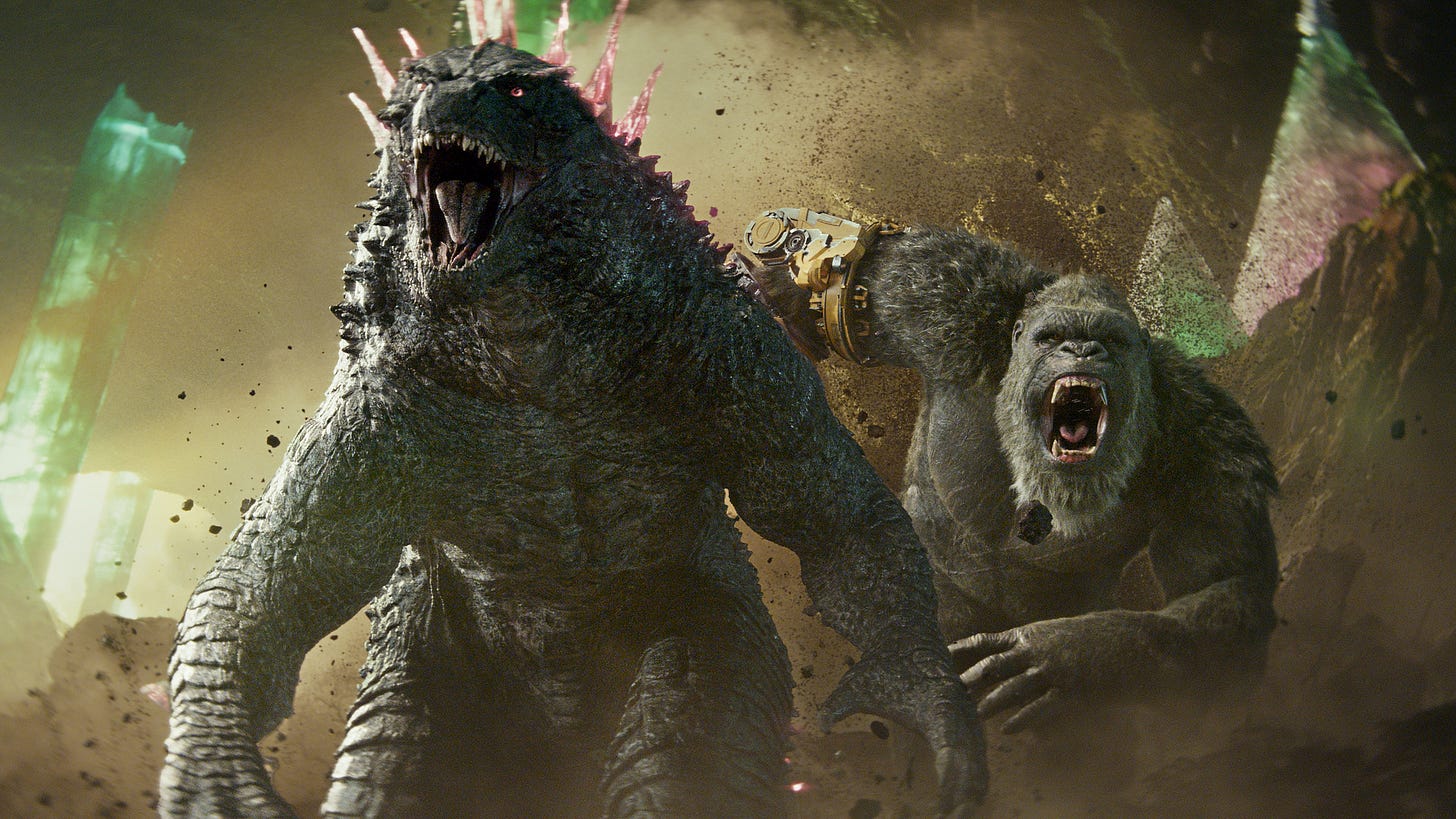 Godzilla and Kong burst into action as a very formidable tag team