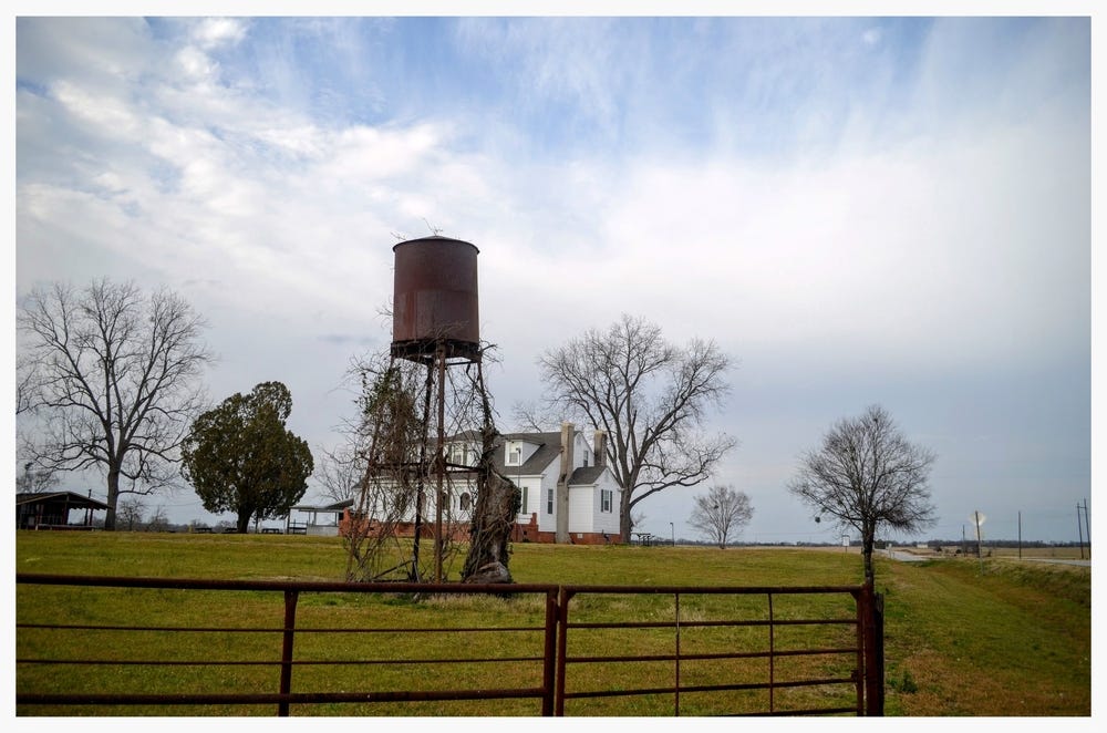 The Marks House from the south, Pike Road, Montgomery County, Alabama