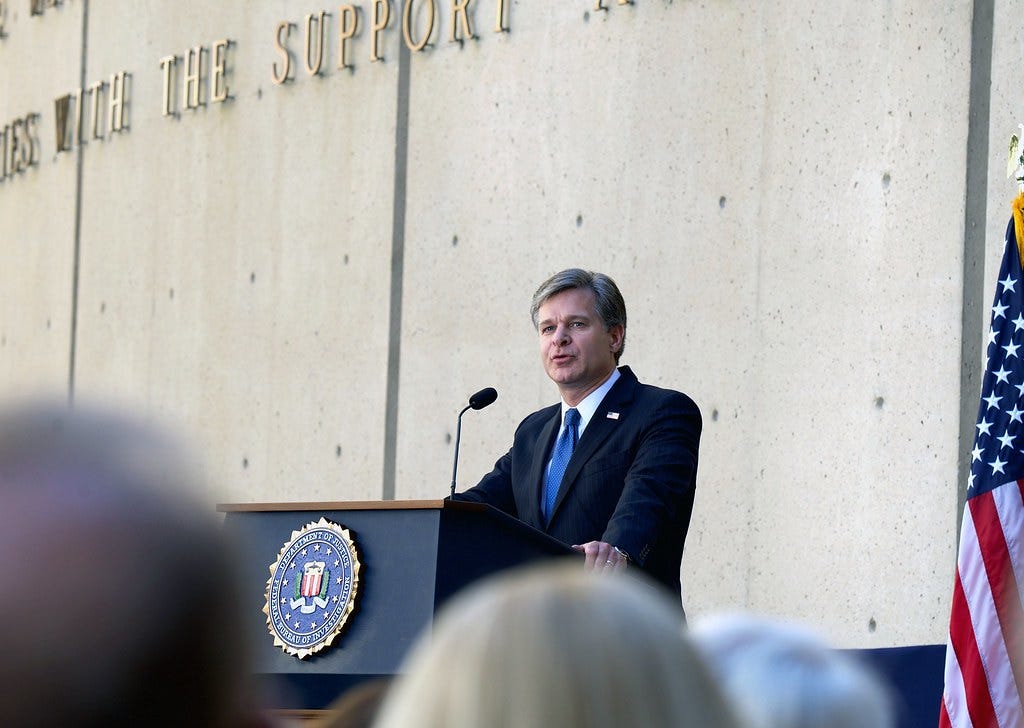 Director Wray Installation Ceremony | Director Christopher W… | Flickr