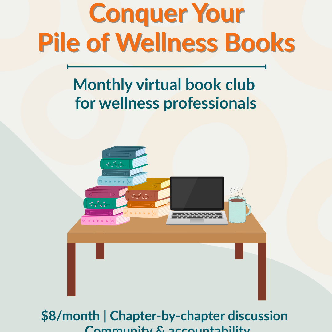 Conquer Your Pile of Wellness Books logo