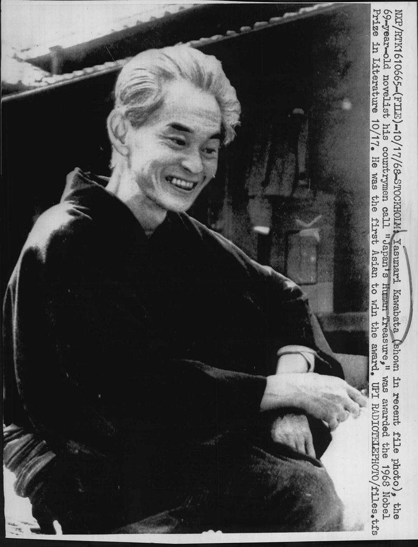Yasunari kawabata | the book | Pinterest | Yasunari Kawabata, Sadness ...