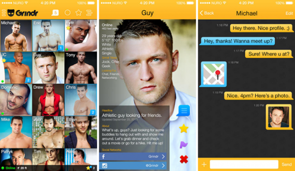 Étude des performances sémiotiques des usagers au sein de l'application de  mise en contact Grindr