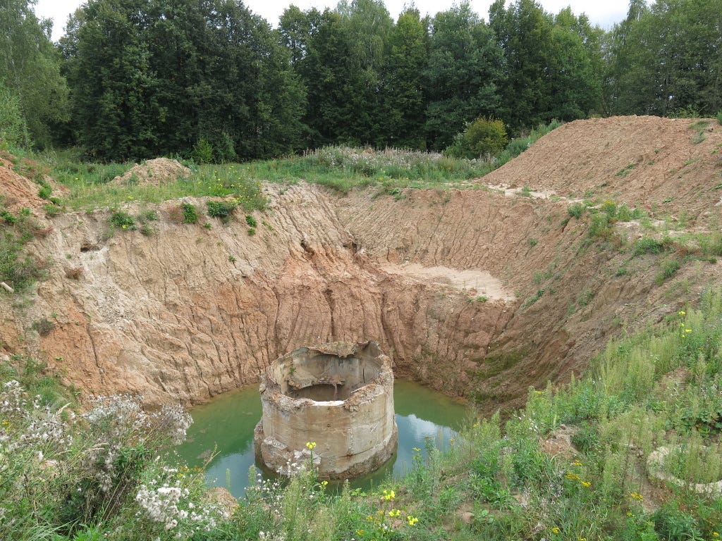 A Soviet intercontinental missile silo. A Soviet intercontinental missile silo.