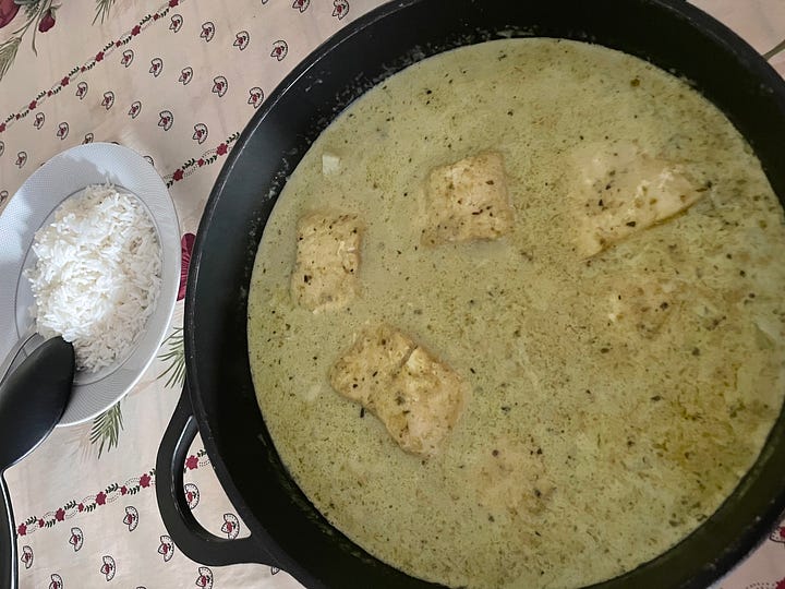 Proceso curry de merluza