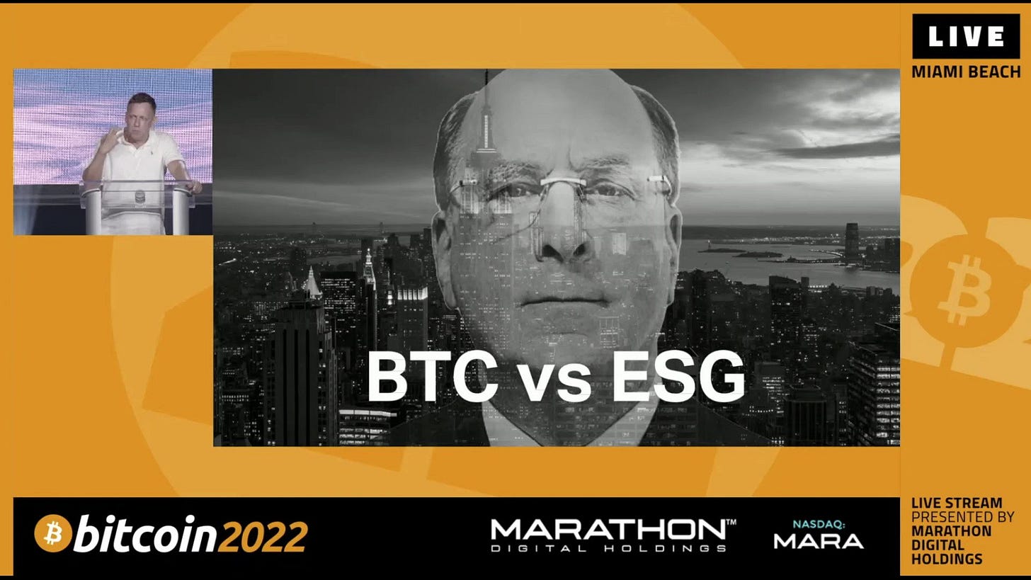 BUILD OR DIE on Twitter: "Peter Thiel at @TheBitcoinConf: "Bitcoin is not a  company. We don't know who Satoshi is. It's the finance gerontocracy  running the country through whatever virtue signalling/hate factory