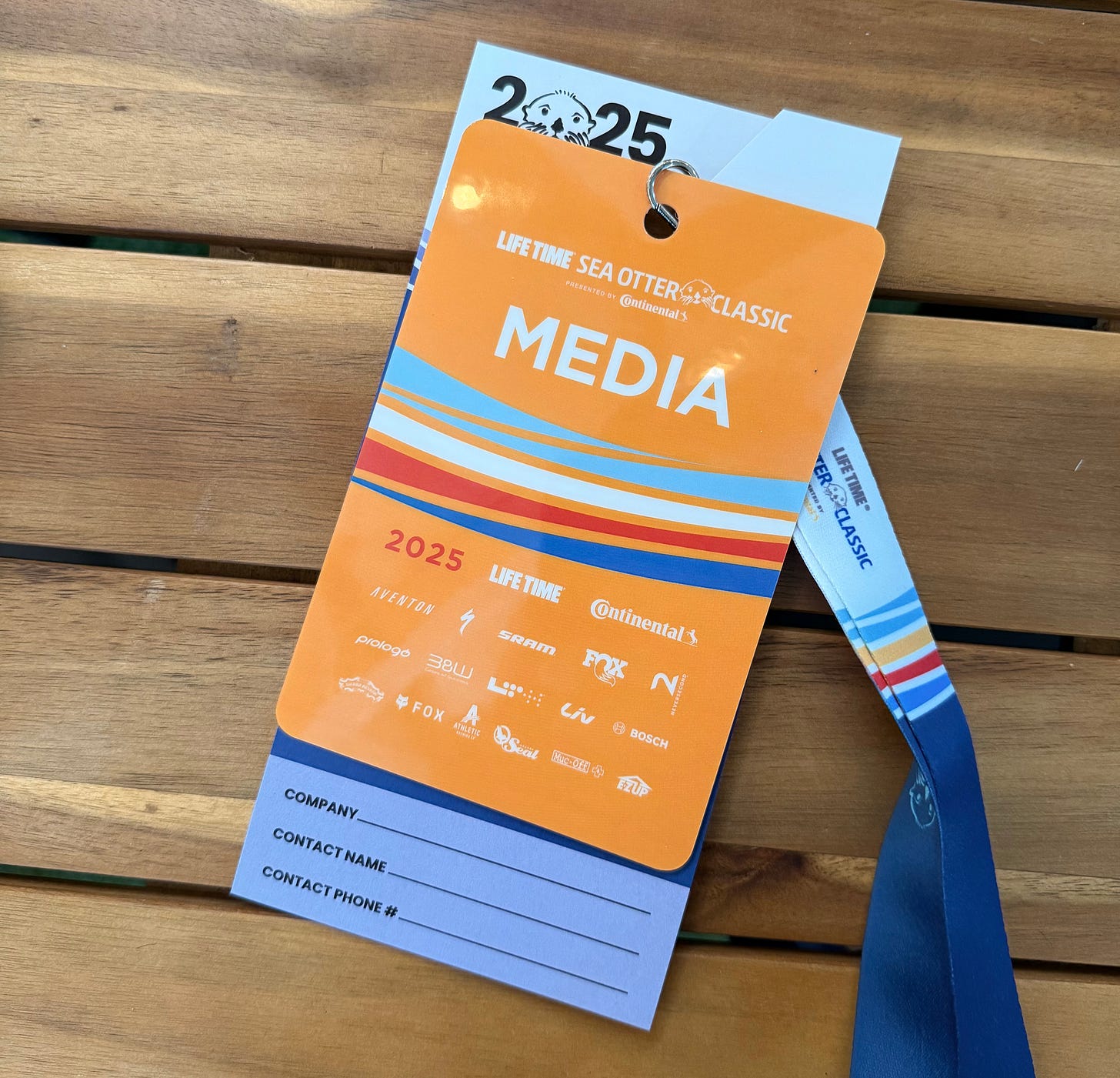 a media pass for sea otter classic