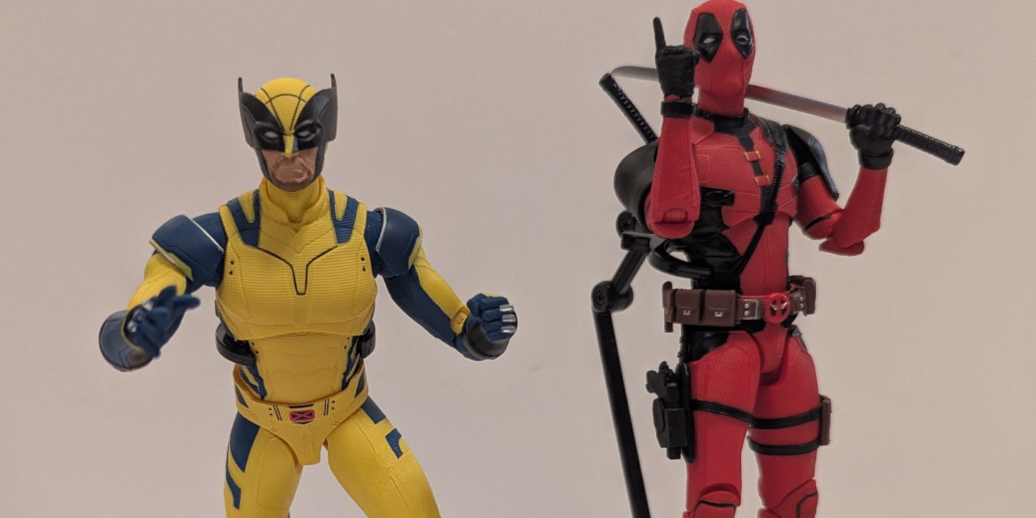 ZD Toys Deadpool & Wolverine figures ZD Toys Deadpool & Wolverine figures