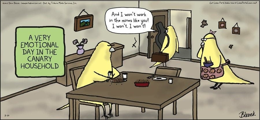 Canary in a Coal Mine – HOT Idioms