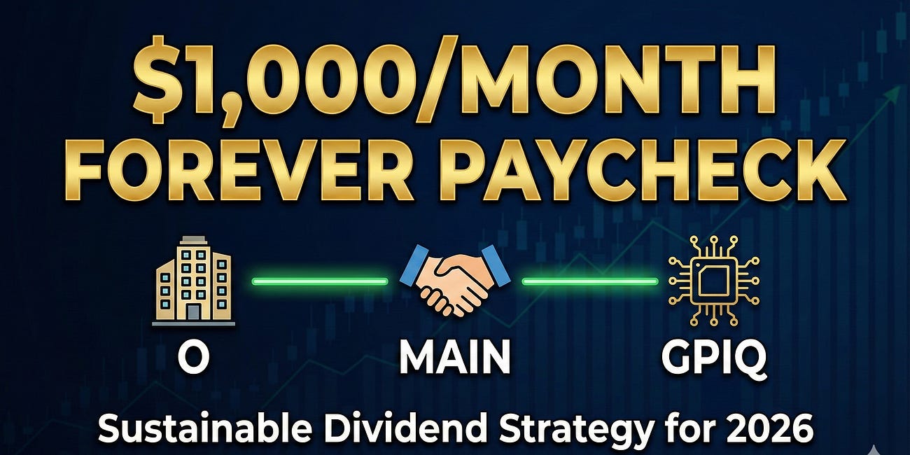 How to Build a $1,000/Month "Forever Paycheck" (Without Yield Traps)