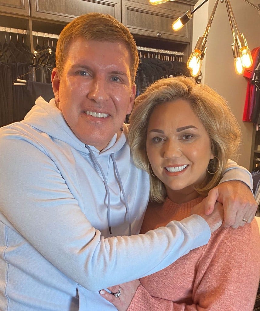 Julie Chrisley and Todd Chrisley.