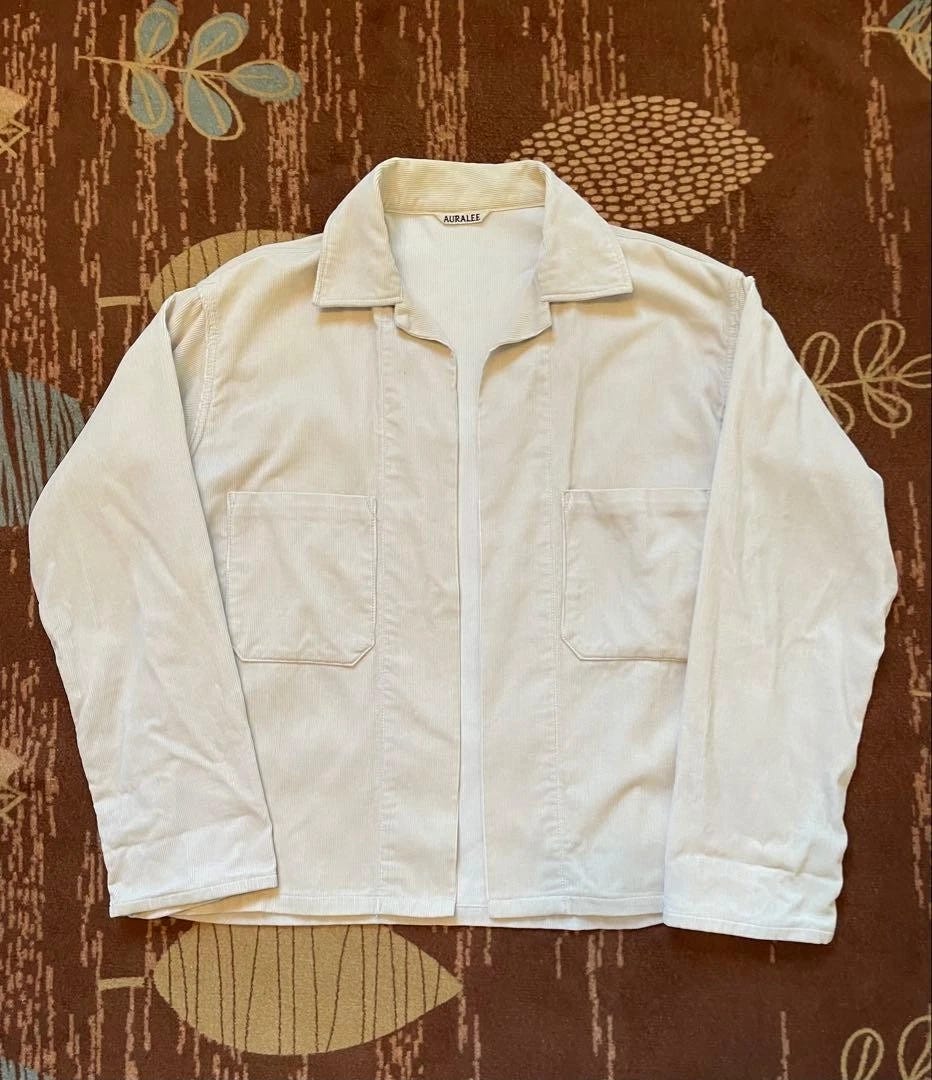 AURALEE Men’s Beige Washed Corduroy Shirt Jacket Size M Excellent Condition - Picture 1 of 7 AURALEE Men’s Beige Washed Corduroy Shirt Jacket Size M Excellent Condition - Picture 1 of 7