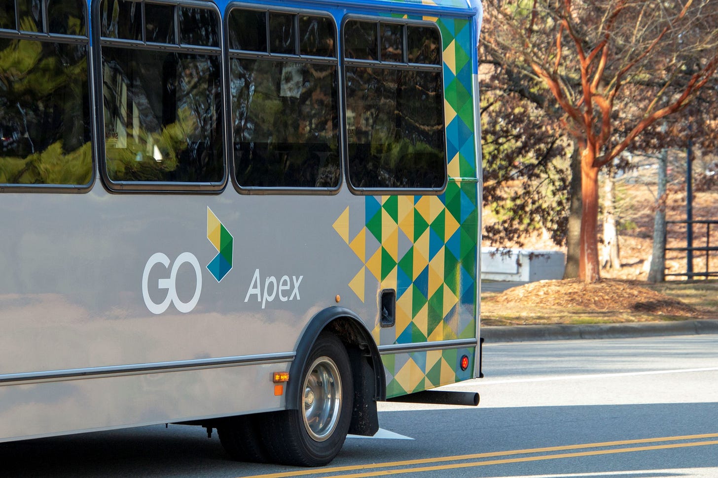 Back of bus Back of bus