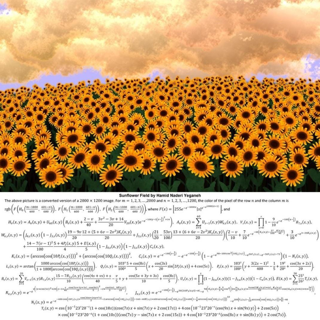 Images created only using mathematical equations by research student Hamid  Naderi : r/interestingasfuck