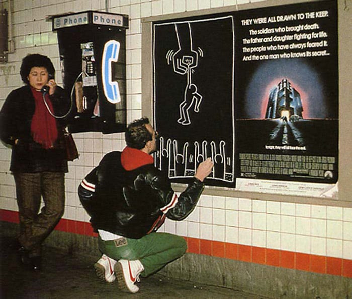 Keith Haring's Graffiti in New York Subway | DailyArt Magazine