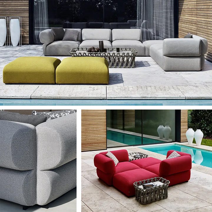 Riviera Modular Couch (Image: Mambo) | Butterfly Sofa (Image: B&B Italia)