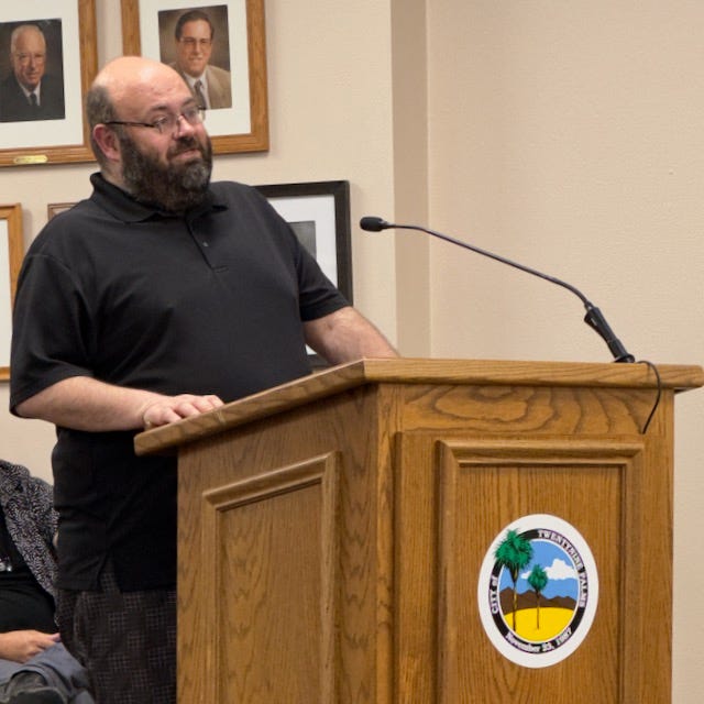 Susan Peplow, Mary Jane Binge and Eric Menendez addressing grants and sponsorships (Photos: Cindy Bernard)