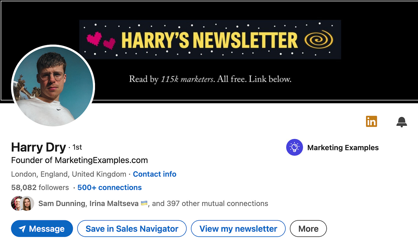 harry dry b2b influencer