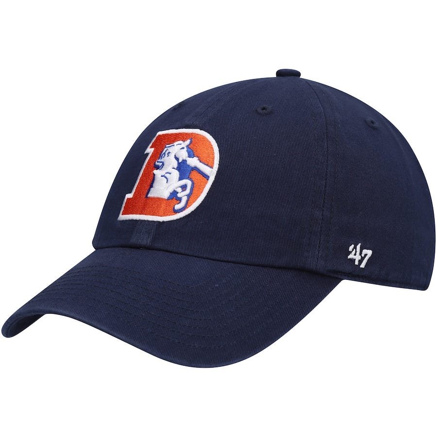 Denver Broncos '47 Clean Up Legacy Adjustable Hat - Navy