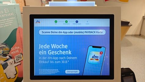 The DM app works really well