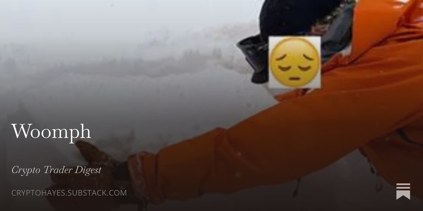 Woomph - by Arthur Hayes - Crypto Trader Digest