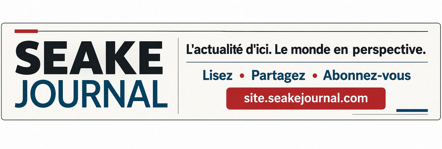 SEAKE JOURNAL — Jeudi 24 septembre 2026 SEAKE JOURNAL — Jeudi 24 septembre 2026