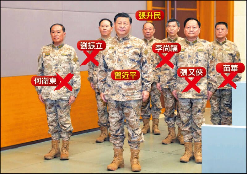 中共軍委兩巨頭落馬重創攻台實力綠分析:習近平當下最關心「誰會背叛」 - 政治- 自由時報電子報 中共軍委兩巨頭落馬重創攻台實力綠分析:習近平當下最關心「誰會背叛」 - 政治- 自由時報電子報