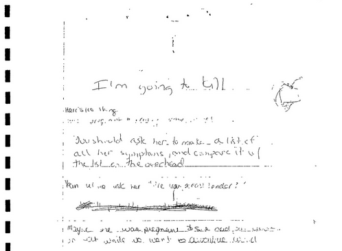 Adnan Syed I'm going to kill note