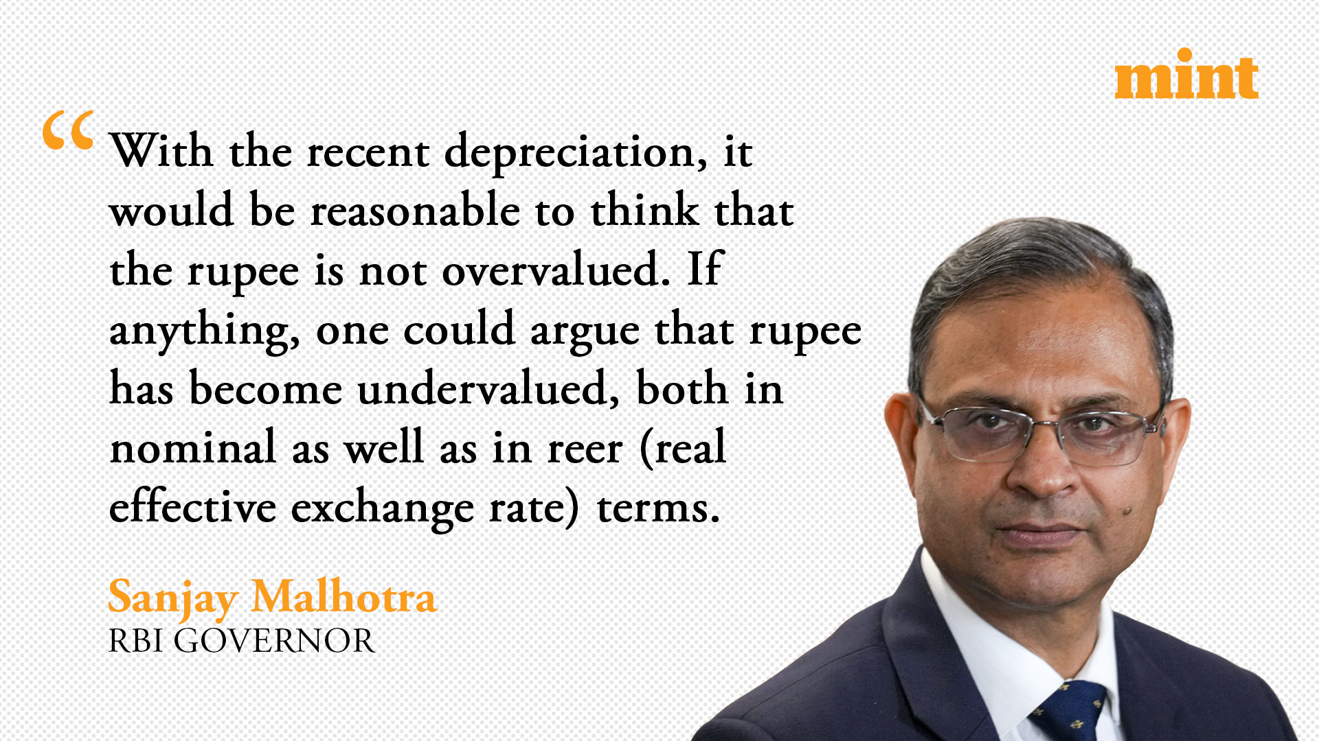 RBI feels rupee is undervalued, not overvalued RBI feels rupee is undervalued, not overvalued