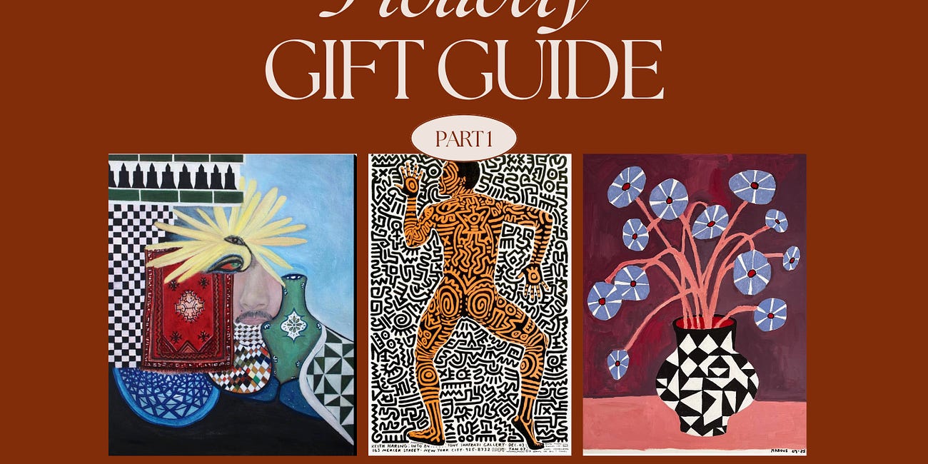 Art print gift guide for the design lovers, style seekers, creatives, and home bodies (and you)
