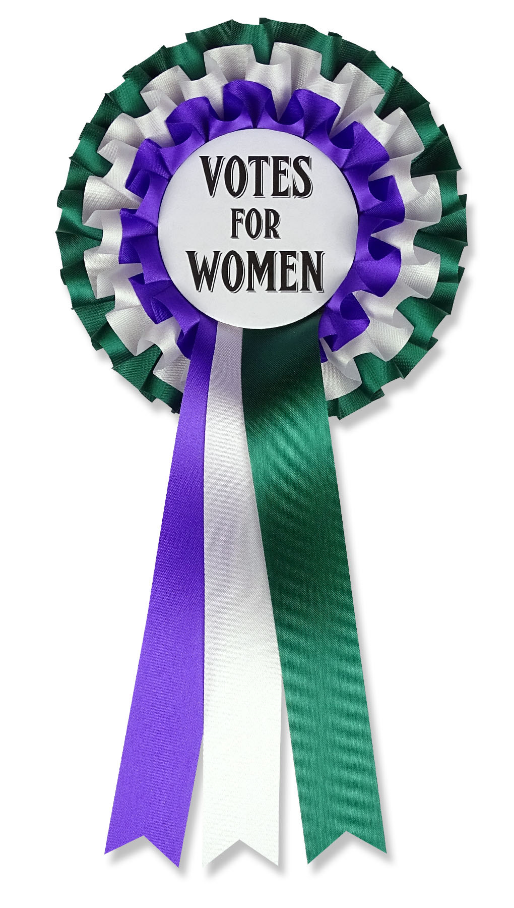 Votes For Women Suffragette Rosette - Frosts Rosettes