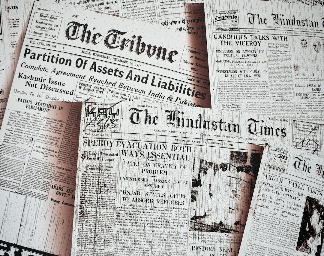 newspaper article lot