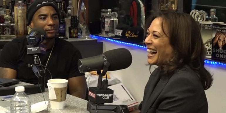 Image result for kamala harris on breakfast club