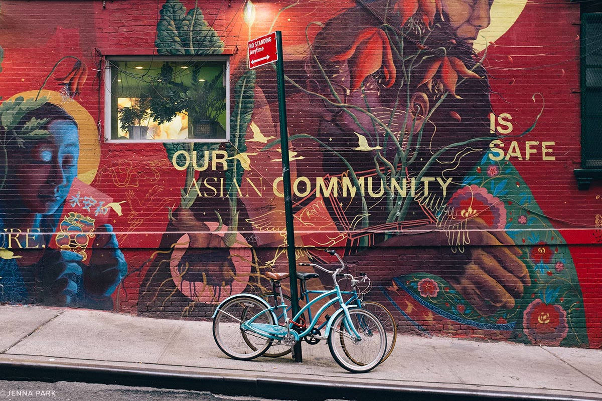 Community mural in Chinatown