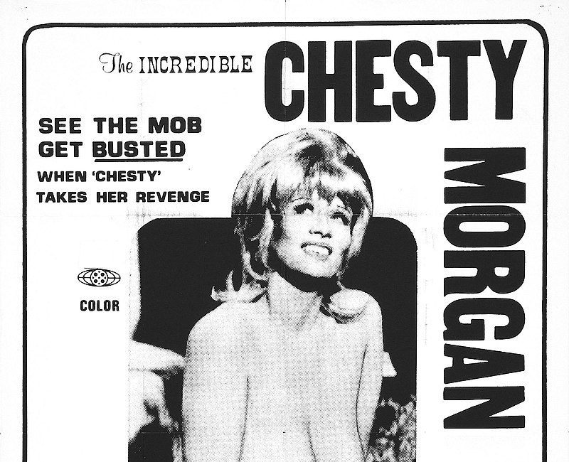 Criminals Fear Chesty Morgan's 73" Crime Fighting Bust! DEADLY WEAPONS & DOUBLE AGENT 73