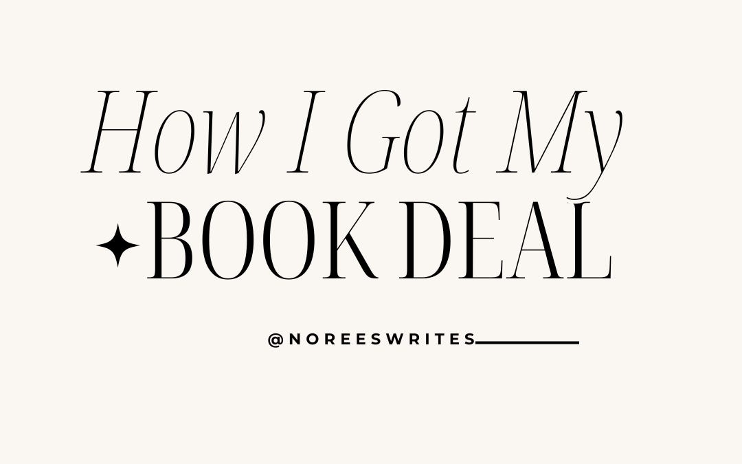 How I Got My Book Deal