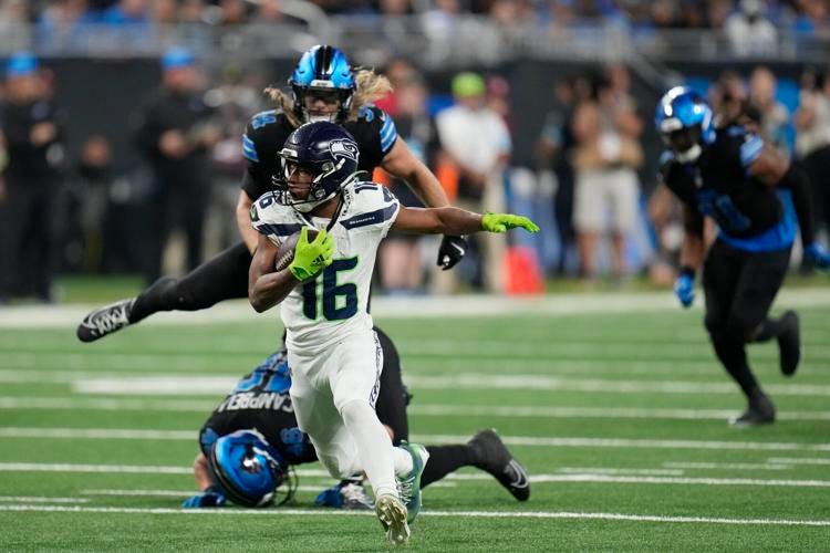 Seahawks fail at first test of the season, but still flash potential despite suffering first ...