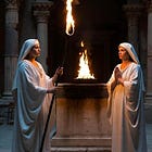 The Vestal and the Unseen Flame