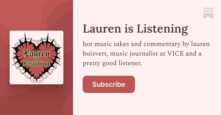 Lauren is Listening | Substack