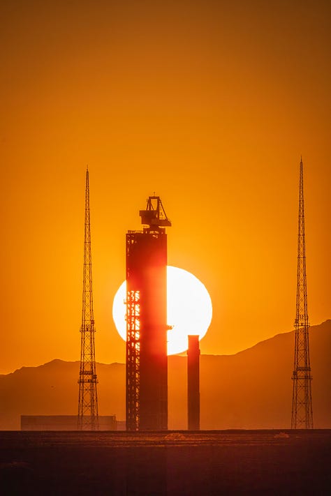 Various images of the Zhuque-3 first-stage booster test article.