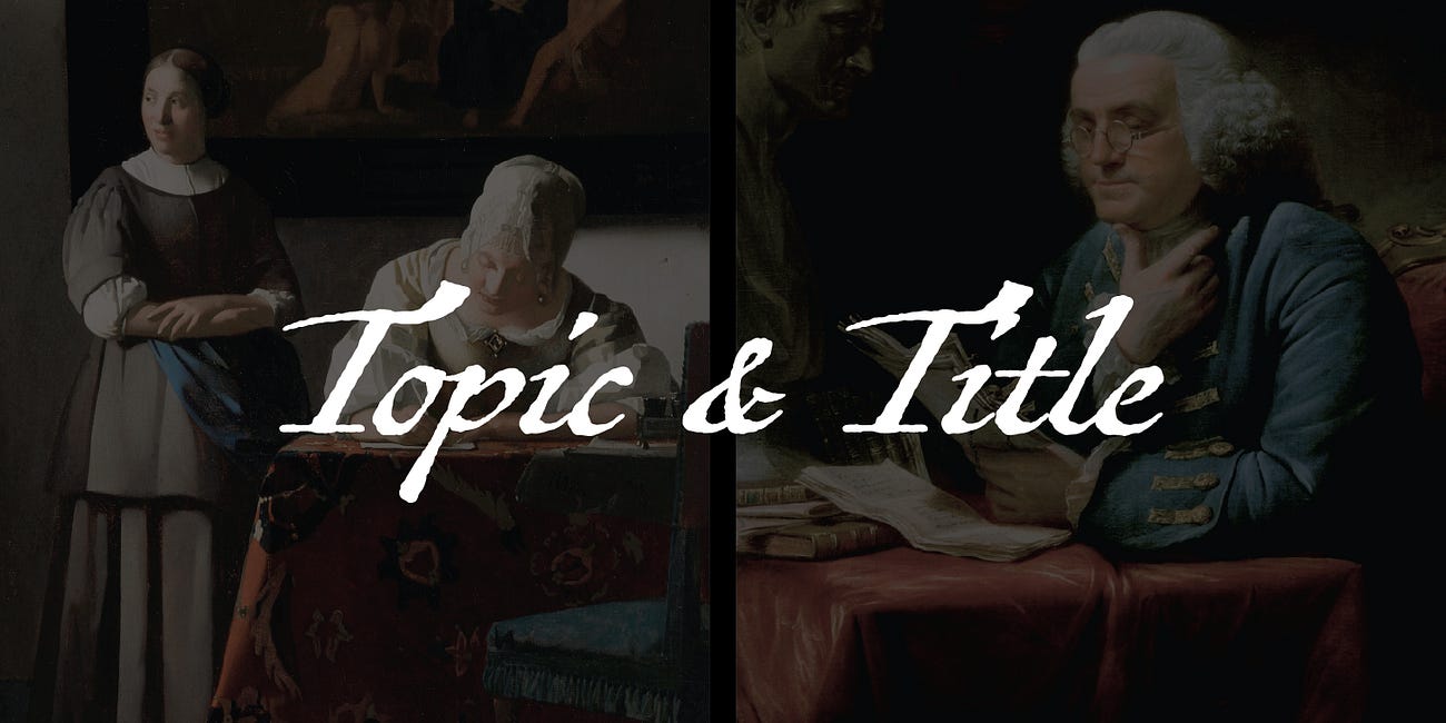 Prompt: Topic & Title Generator 